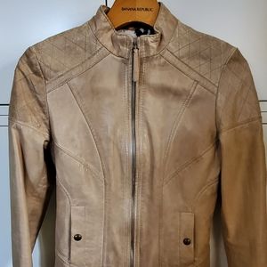 Hugo Boss women's leather jacket